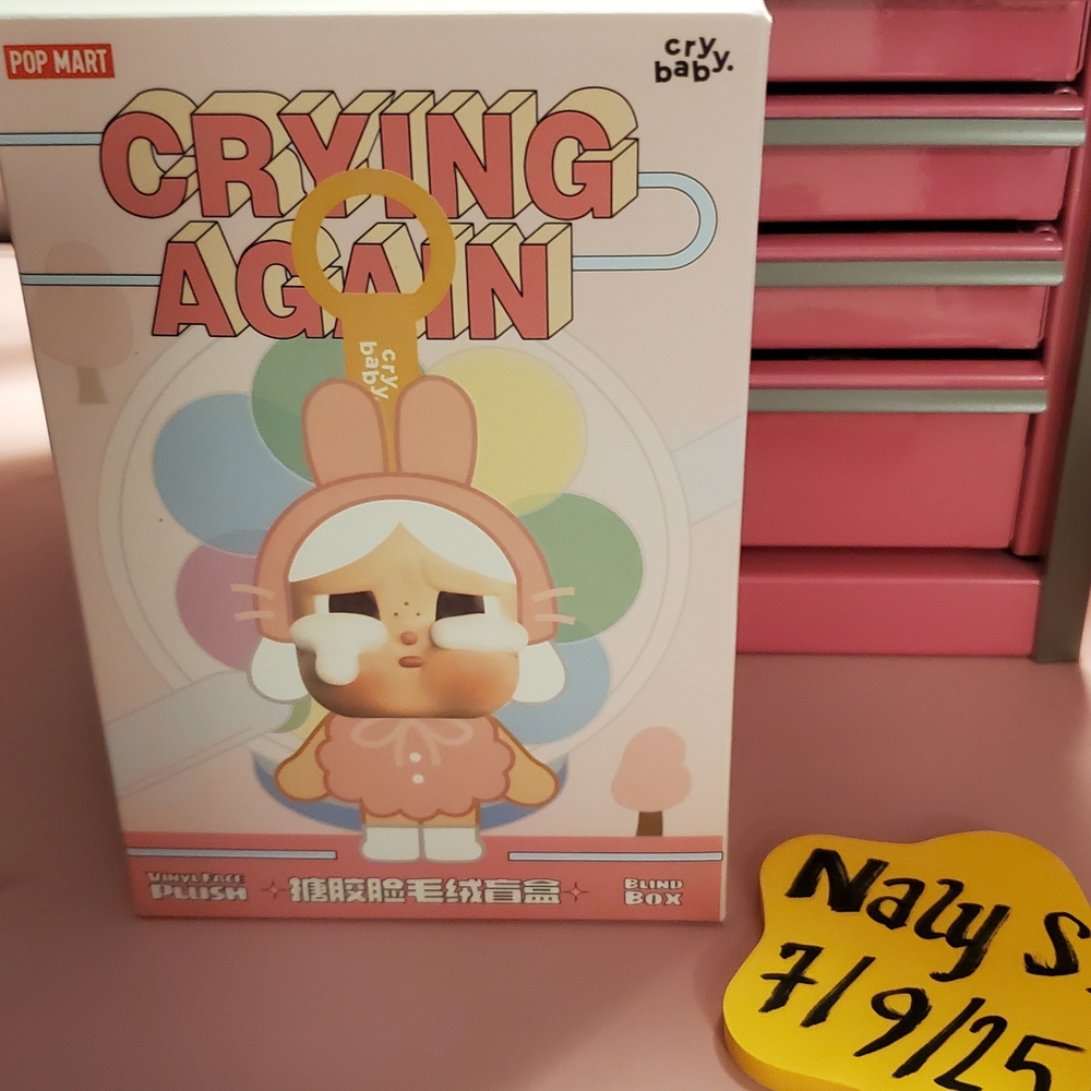 Cry Baby Crying Again Series Vinyl-face Plush Pendant
